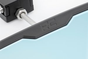 Rear View Mirror - Rough Country - Aluminum with Dome Light